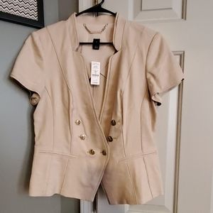 Short sleeve blazer